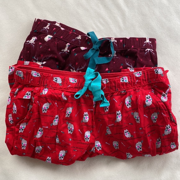 AEO 2 Pairs Bundle Flannel Sleep Pants - 2 Pair Size M (1 pair is NWT) - Picture 3 of 12